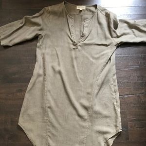 Anthro | Cloth & Stone Tencel Tunic Shift Dress